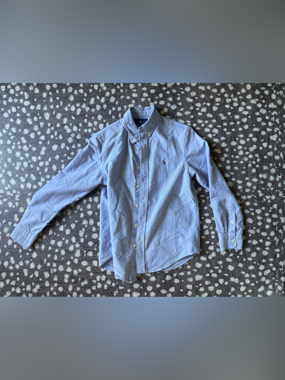 Ralph Lauren Light Blue Oxford Button-Down Shirt - Size Medium (10-12)
